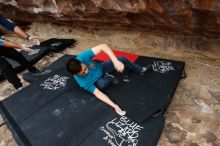 Bouldering in Hueco Tanks on 03/08/2019 with Blue Lizard Climbing and Yoga

Filename: SRM_20190308_1346420.jpg
Aperture: f/5.6
Shutter Speed: 1/250
Body: Canon EOS-1D Mark II
Lens: Canon EF 16-35mm f/2.8 L