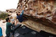 Bouldering in Hueco Tanks on 03/08/2019 with Blue Lizard Climbing and Yoga

Filename: SRM_20190308_1348100.jpg
Aperture: f/5.6
Shutter Speed: 1/400
Body: Canon EOS-1D Mark II
Lens: Canon EF 16-35mm f/2.8 L