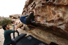 Bouldering in Hueco Tanks on 03/08/2019 with Blue Lizard Climbing and Yoga

Filename: SRM_20190308_1348170.jpg
Aperture: f/5.6
Shutter Speed: 1/500
Body: Canon EOS-1D Mark II
Lens: Canon EF 16-35mm f/2.8 L