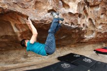 Bouldering in Hueco Tanks on 03/08/2019 with Blue Lizard Climbing and Yoga

Filename: SRM_20190308_1349190.jpg
Aperture: f/5.6
Shutter Speed: 1/250
Body: Canon EOS-1D Mark II
Lens: Canon EF 16-35mm f/2.8 L
