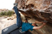 Bouldering in Hueco Tanks on 03/08/2019 with Blue Lizard Climbing and Yoga

Filename: SRM_20190308_1349370.jpg
Aperture: f/5.6
Shutter Speed: 1/320
Body: Canon EOS-1D Mark II
Lens: Canon EF 16-35mm f/2.8 L