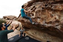 Bouldering in Hueco Tanks on 03/08/2019 with Blue Lizard Climbing and Yoga

Filename: SRM_20190308_1350030.jpg
Aperture: f/5.6
Shutter Speed: 1/500
Body: Canon EOS-1D Mark II
Lens: Canon EF 16-35mm f/2.8 L