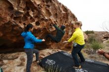 Bouldering in Hueco Tanks on 03/08/2019 with Blue Lizard Climbing and Yoga

Filename: SRM_20190308_1416220.jpg
Aperture: f/5.6
Shutter Speed: 1/400
Body: Canon EOS-1D Mark II
Lens: Canon EF 16-35mm f/2.8 L