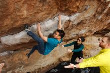 Bouldering in Hueco Tanks on 03/08/2019 with Blue Lizard Climbing and Yoga

Filename: SRM_20190308_1425550.jpg
Aperture: f/4.5
Shutter Speed: 1/400
Body: Canon EOS-1D Mark II
Lens: Canon EF 16-35mm f/2.8 L