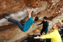 Bouldering in Hueco Tanks on 03/08/2019 with Blue Lizard Climbing and Yoga

Filename: SRM_20190308_1425570.jpg
Aperture: f/4.5
Shutter Speed: 1/400
Body: Canon EOS-1D Mark II
Lens: Canon EF 16-35mm f/2.8 L