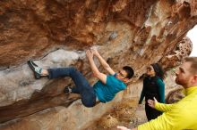 Bouldering in Hueco Tanks on 03/08/2019 with Blue Lizard Climbing and Yoga

Filename: SRM_20190308_1426430.jpg
Aperture: f/5.6
Shutter Speed: 1/250
Body: Canon EOS-1D Mark II
Lens: Canon EF 16-35mm f/2.8 L