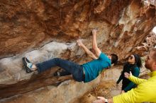 Bouldering in Hueco Tanks on 03/08/2019 with Blue Lizard Climbing and Yoga

Filename: SRM_20190308_1426450.jpg
Aperture: f/5.6
Shutter Speed: 1/250
Body: Canon EOS-1D Mark II
Lens: Canon EF 16-35mm f/2.8 L