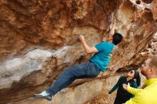 Bouldering in Hueco Tanks on 03/08/2019 with Blue Lizard Climbing and Yoga

Filename: SRM_20190308_1426490.jpg
Aperture: f/5.6
Shutter Speed: 1/250
Body: Canon EOS-1D Mark II
Lens: Canon EF 16-35mm f/2.8 L