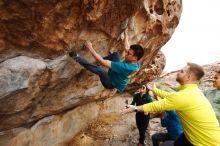 Bouldering in Hueco Tanks on 03/08/2019 with Blue Lizard Climbing and Yoga

Filename: SRM_20190308_1426500.jpg
Aperture: f/5.6
Shutter Speed: 1/320
Body: Canon EOS-1D Mark II
Lens: Canon EF 16-35mm f/2.8 L