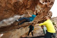 Bouldering in Hueco Tanks on 03/08/2019 with Blue Lizard Climbing and Yoga

Filename: SRM_20190308_1436061.jpg
Aperture: f/5.6
Shutter Speed: 1/320
Body: Canon EOS-1D Mark II
Lens: Canon EF 16-35mm f/2.8 L