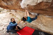 Bouldering in Hueco Tanks on 03/08/2019 with Blue Lizard Climbing and Yoga

Filename: SRM_20190308_1449000.jpg
Aperture: f/5.6
Shutter Speed: 1/160
Body: Canon EOS-1D Mark II
Lens: Canon EF 16-35mm f/2.8 L