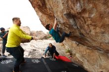 Bouldering in Hueco Tanks on 03/08/2019 with Blue Lizard Climbing and Yoga

Filename: SRM_20190308_1449210.jpg
Aperture: f/5.6
Shutter Speed: 1/250
Body: Canon EOS-1D Mark II
Lens: Canon EF 16-35mm f/2.8 L