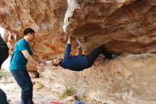 Bouldering in Hueco Tanks on 03/08/2019 with Blue Lizard Climbing and Yoga

Filename: SRM_20190308_1455440.jpg
Aperture: f/5.0
Shutter Speed: 1/160
Body: Canon EOS-1D Mark II
Lens: Canon EF 16-35mm f/2.8 L