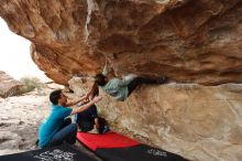 Bouldering in Hueco Tanks on 03/08/2019 with Blue Lizard Climbing and Yoga

Filename: SRM_20190308_1459110.jpg
Aperture: f/5.0
Shutter Speed: 1/250
Body: Canon EOS-1D Mark II
Lens: Canon EF 16-35mm f/2.8 L
