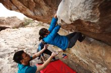 Bouldering in Hueco Tanks on 03/08/2019 with Blue Lizard Climbing and Yoga

Filename: SRM_20190308_1501300.jpg
Aperture: f/5.0
Shutter Speed: 1/200
Body: Canon EOS-1D Mark II
Lens: Canon EF 16-35mm f/2.8 L