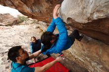Bouldering in Hueco Tanks on 03/08/2019 with Blue Lizard Climbing and Yoga

Filename: SRM_20190308_1501320.jpg
Aperture: f/5.0
Shutter Speed: 1/250
Body: Canon EOS-1D Mark II
Lens: Canon EF 16-35mm f/2.8 L