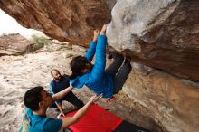Bouldering in Hueco Tanks on 03/08/2019 with Blue Lizard Climbing and Yoga

Filename: SRM_20190308_1501410.jpg
Aperture: f/5.0
Shutter Speed: 1/250
Body: Canon EOS-1D Mark II
Lens: Canon EF 16-35mm f/2.8 L