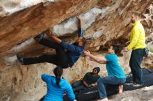 Bouldering in Hueco Tanks on 03/08/2019 with Blue Lizard Climbing and Yoga

Filename: SRM_20190308_1505580.jpg
Aperture: f/2.8
Shutter Speed: 1/400
Body: Canon EOS-1D Mark II
Lens: Canon EF 50mm f/1.8 II