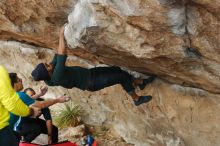 Bouldering in Hueco Tanks on 03/08/2019 with Blue Lizard Climbing and Yoga

Filename: SRM_20190308_1511410.jpg
Aperture: f/2.8
Shutter Speed: 1/320
Body: Canon EOS-1D Mark II
Lens: Canon EF 50mm f/1.8 II