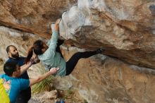Bouldering in Hueco Tanks on 03/08/2019 with Blue Lizard Climbing and Yoga

Filename: SRM_20190308_1513080.jpg
Aperture: f/2.8
Shutter Speed: 1/400
Body: Canon EOS-1D Mark II
Lens: Canon EF 50mm f/1.8 II