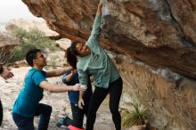 Bouldering in Hueco Tanks on 03/08/2019 with Blue Lizard Climbing and Yoga

Filename: SRM_20190308_1513250.jpg
Aperture: f/2.8
Shutter Speed: 1/400
Body: Canon EOS-1D Mark II
Lens: Canon EF 50mm f/1.8 II