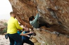 Bouldering in Hueco Tanks on 03/08/2019 with Blue Lizard Climbing and Yoga

Filename: SRM_20190308_1513330.jpg
Aperture: f/2.8
Shutter Speed: 1/400
Body: Canon EOS-1D Mark II
Lens: Canon EF 50mm f/1.8 II