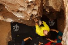 Bouldering in Hueco Tanks on 03/08/2019 with Blue Lizard Climbing and Yoga

Filename: SRM_20190308_1631520.jpg
Aperture: f/2.8
Shutter Speed: 1/160
Body: Canon EOS-1D Mark II
Lens: Canon EF 16-35mm f/2.8 L