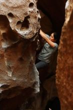 Bouldering in Hueco Tanks on 03/08/2019 with Blue Lizard Climbing and Yoga

Filename: SRM_20190308_1655010.jpg
Aperture: f/2.5
Shutter Speed: 1/125
Body: Canon EOS-1D Mark II
Lens: Canon EF 50mm f/1.8 II