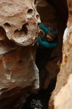 Bouldering in Hueco Tanks on 03/08/2019 with Blue Lizard Climbing and Yoga

Filename: SRM_20190308_1658470.jpg
Aperture: f/2.5
Shutter Speed: 1/125
Body: Canon EOS-1D Mark II
Lens: Canon EF 50mm f/1.8 II