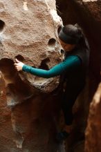 Bouldering in Hueco Tanks on 03/08/2019 with Blue Lizard Climbing and Yoga

Filename: SRM_20190308_1700420.jpg
Aperture: f/2.5
Shutter Speed: 1/125
Body: Canon EOS-1D Mark II
Lens: Canon EF 50mm f/1.8 II