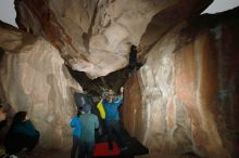 Bouldering in Hueco Tanks on 03/08/2019 with Blue Lizard Climbing and Yoga

Filename: SRM_20190308_1724330.jpg
Aperture: f/5.6
Shutter Speed: 1/250
Body: Canon EOS-1D Mark II
Lens: Canon EF 16-35mm f/2.8 L