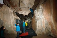 Bouldering in Hueco Tanks on 03/08/2019 with Blue Lizard Climbing and Yoga

Filename: SRM_20190308_1729090.jpg
Aperture: f/5.6
Shutter Speed: 1/250
Body: Canon EOS-1D Mark II
Lens: Canon EF 16-35mm f/2.8 L