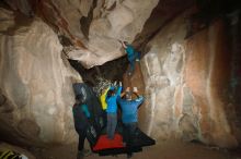 Bouldering in Hueco Tanks on 03/08/2019 with Blue Lizard Climbing and Yoga

Filename: SRM_20190308_1738050.jpg
Aperture: f/5.6
Shutter Speed: 1/250
Body: Canon EOS-1D Mark II
Lens: Canon EF 16-35mm f/2.8 L