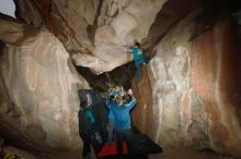 Bouldering in Hueco Tanks on 03/08/2019 with Blue Lizard Climbing and Yoga

Filename: SRM_20190308_1738200.jpg
Aperture: f/5.6
Shutter Speed: 1/250
Body: Canon EOS-1D Mark II
Lens: Canon EF 16-35mm f/2.8 L