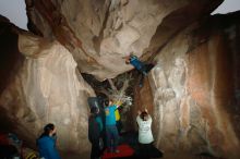 Bouldering in Hueco Tanks on 03/08/2019 with Blue Lizard Climbing and Yoga

Filename: SRM_20190308_1743160.jpg
Aperture: f/5.6
Shutter Speed: 1/250
Body: Canon EOS-1D Mark II
Lens: Canon EF 16-35mm f/2.8 L