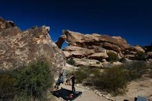 Bouldering in Hueco Tanks on 03/09/2019 with Blue Lizard Climbing and Yoga

Filename: SRM_20190309_1039290.jpg
Aperture: f/5.6
Shutter Speed: 1/320
Body: Canon EOS-1D Mark II
Lens: Canon EF 16-35mm f/2.8 L