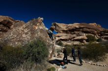 Bouldering in Hueco Tanks on 03/09/2019 with Blue Lizard Climbing and Yoga

Filename: SRM_20190309_1040150.jpg
Aperture: f/5.6
Shutter Speed: 1/320
Body: Canon EOS-1D Mark II
Lens: Canon EF 16-35mm f/2.8 L
