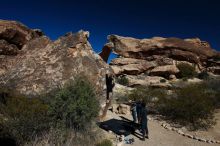 Bouldering in Hueco Tanks on 03/09/2019 with Blue Lizard Climbing and Yoga

Filename: SRM_20190309_1047120.jpg
Aperture: f/5.6
Shutter Speed: 1/800
Body: Canon EOS-1D Mark II
Lens: Canon EF 16-35mm f/2.8 L