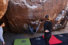 Bouldering in Hueco Tanks on 03/09/2019 with Blue Lizard Climbing and Yoga

Filename: SRM_20190309_1054020.jpg
Aperture: f/5.6
Shutter Speed: 1/125
Body: Canon EOS-1D Mark II
Lens: Canon EF 16-35mm f/2.8 L