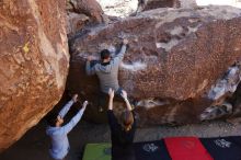 Bouldering in Hueco Tanks on 03/09/2019 with Blue Lizard Climbing and Yoga

Filename: SRM_20190309_1054550.jpg
Aperture: f/5.6
Shutter Speed: 1/400
Body: Canon EOS-1D Mark II
Lens: Canon EF 16-35mm f/2.8 L