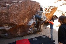 Bouldering in Hueco Tanks on 03/09/2019 with Blue Lizard Climbing and Yoga

Filename: SRM_20190309_1059170.jpg
Aperture: f/5.6
Shutter Speed: 1/320
Body: Canon EOS-1D Mark II
Lens: Canon EF 16-35mm f/2.8 L