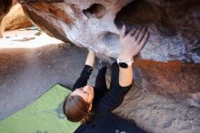 Bouldering in Hueco Tanks on 03/09/2019 with Blue Lizard Climbing and Yoga

Filename: SRM_20190309_1105110.jpg
Aperture: f/4.0
Shutter Speed: 1/160
Body: Canon EOS-1D Mark II
Lens: Canon EF 16-35mm f/2.8 L