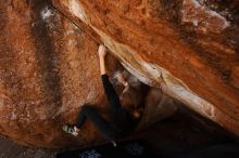 Bouldering in Hueco Tanks on 03/09/2019 with Blue Lizard Climbing and Yoga

Filename: SRM_20190309_1147120.jpg
Aperture: f/5.6
Shutter Speed: 1/60
Body: Canon EOS-1D Mark II
Lens: Canon EF 16-35mm f/2.8 L