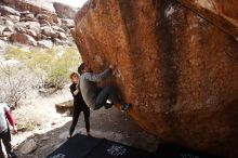 Bouldering in Hueco Tanks on 03/09/2019 with Blue Lizard Climbing and Yoga

Filename: SRM_20190309_1151290.jpg
Aperture: f/5.6
Shutter Speed: 1/800
Body: Canon EOS-1D Mark II
Lens: Canon EF 16-35mm f/2.8 L