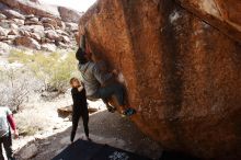Bouldering in Hueco Tanks on 03/09/2019 with Blue Lizard Climbing and Yoga

Filename: SRM_20190309_1151300.jpg
Aperture: f/5.6
Shutter Speed: 1/800
Body: Canon EOS-1D Mark II
Lens: Canon EF 16-35mm f/2.8 L