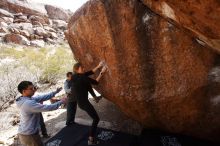 Bouldering in Hueco Tanks on 03/09/2019 with Blue Lizard Climbing and Yoga

Filename: SRM_20190309_1153180.jpg
Aperture: f/5.6
Shutter Speed: 1/320
Body: Canon EOS-1D Mark II
Lens: Canon EF 16-35mm f/2.8 L