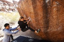 Bouldering in Hueco Tanks on 03/09/2019 with Blue Lizard Climbing and Yoga

Filename: SRM_20190309_1155350.jpg
Aperture: f/5.6
Shutter Speed: 1/250
Body: Canon EOS-1D Mark II
Lens: Canon EF 16-35mm f/2.8 L