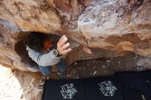 Bouldering in Hueco Tanks on 03/09/2019 with Blue Lizard Climbing and Yoga

Filename: SRM_20190309_1213360.jpg
Aperture: f/5.6
Shutter Speed: 1/400
Body: Canon EOS-1D Mark II
Lens: Canon EF 16-35mm f/2.8 L