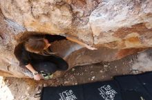 Bouldering in Hueco Tanks on 03/09/2019 with Blue Lizard Climbing and Yoga

Filename: SRM_20190309_1216460.jpg
Aperture: f/5.6
Shutter Speed: 1/320
Body: Canon EOS-1D Mark II
Lens: Canon EF 16-35mm f/2.8 L