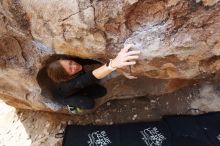 Bouldering in Hueco Tanks on 03/09/2019 with Blue Lizard Climbing and Yoga

Filename: SRM_20190309_1216570.jpg
Aperture: f/5.6
Shutter Speed: 1/400
Body: Canon EOS-1D Mark II
Lens: Canon EF 16-35mm f/2.8 L